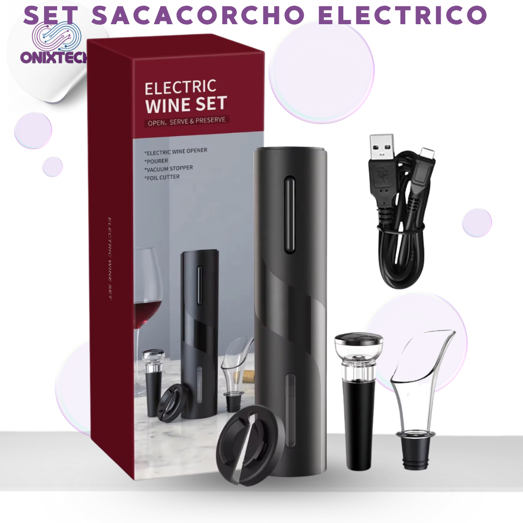 SET SACACORCHO ELECTRICO